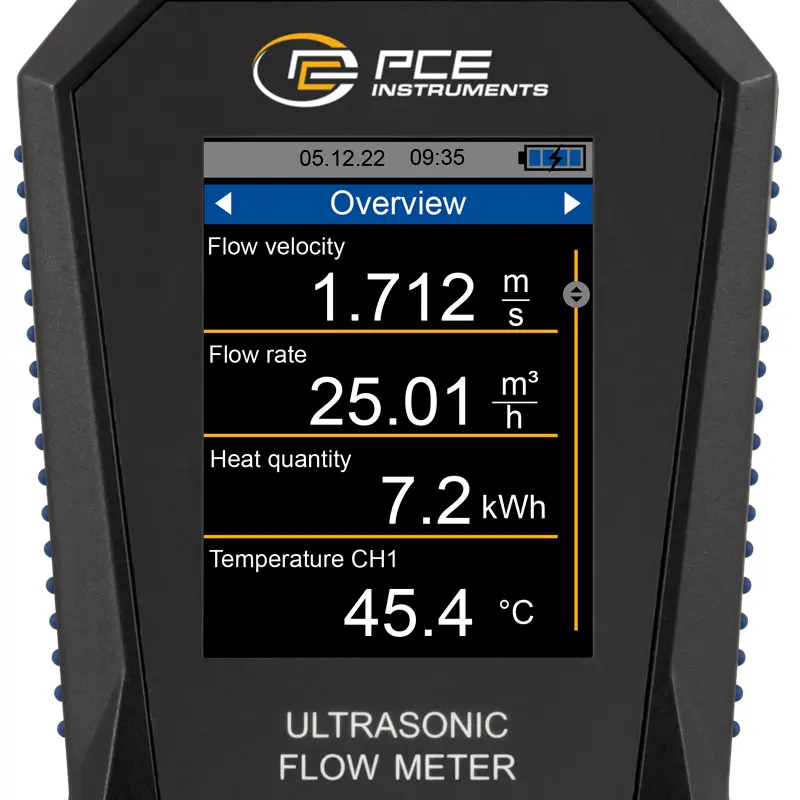 PCE Ultrasonik Debimetre Isı Miktarı Ölçer | PCE-TDS 200+ SML GORSEL